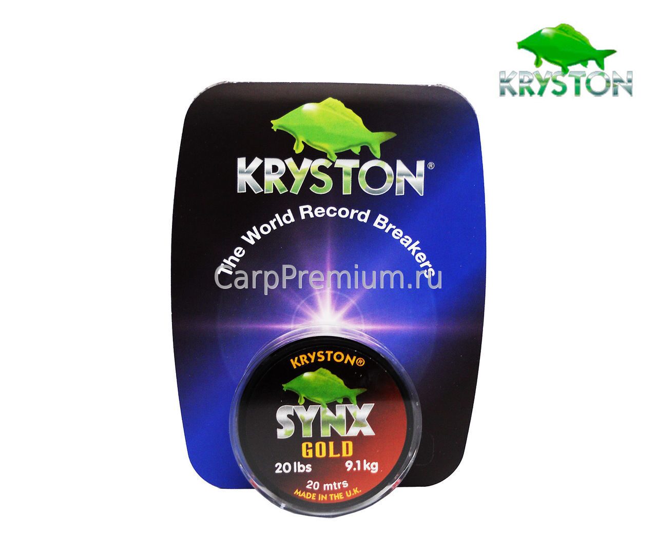 Поводковый материал в оболочке Коричневый 13.6 кг Kryston (Кристон) - Synx Gold 30 lb, 20 м