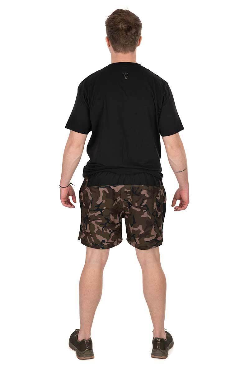 Шорты для плаванья Черный / Камуфляж Fox (Фокс) - Black / Camo LW Swim  Shorts, Размер XXX Large (XXXL)