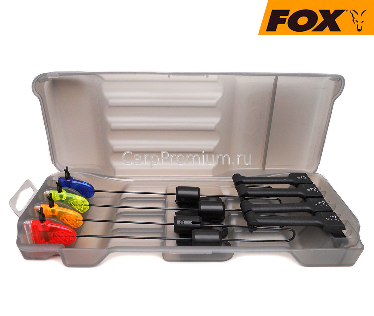 Набор механических сигнализаторов поклевки Fox (Фокс) - Micro Swinger - 4  Rod Set, 4 шт