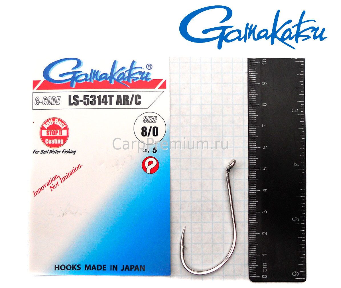 Package Fishing Hooks Gamakatsu Series LS-5314T Ar / C