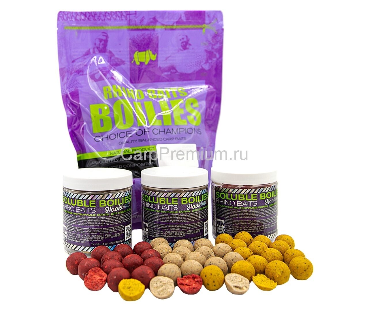 Бойлы тонущие 14 мм Оранжевая слива Rhino Baits (Рино Бэйтс) - Boilies  Natural Product Orange Plum, 1 кг