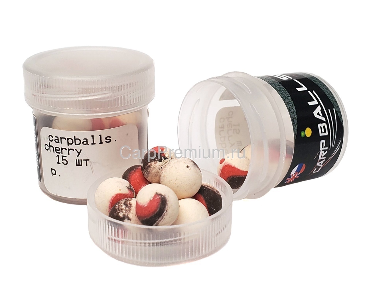 Плавающие бойлы 10 мм Вишня CarpBalls (Карп Болс) - Skoryk (Скорик) Pop-Ups Mini Cherry, 15 шт