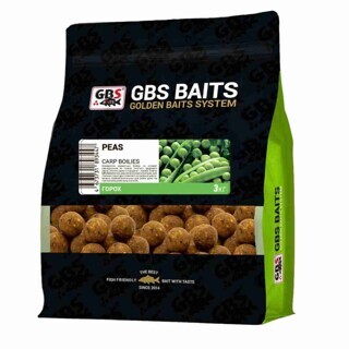 Бойлы тонущие 20 мм Горох GBS - Baits Peas, 3 кг