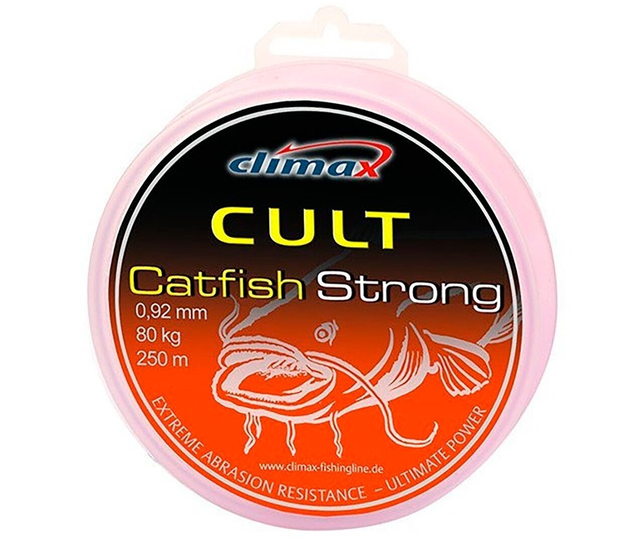 Шнур плетеный на сома 0.92 мм Коричневый Climax (Клаймакс) - Cult Catfish Strong Brown 80 кг, 200 м