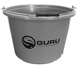 Ведро для прикормки Круглое Серое Guru (Гуру) - Bucket Gray, 12 л