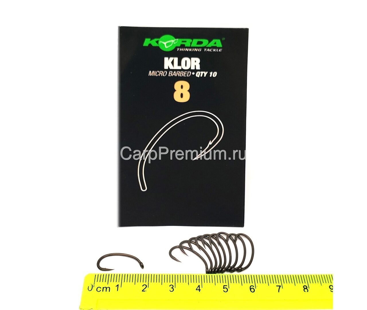 Крючки Korda (Корда) - Klor Micro Barbed, Размер 8, 10 шт