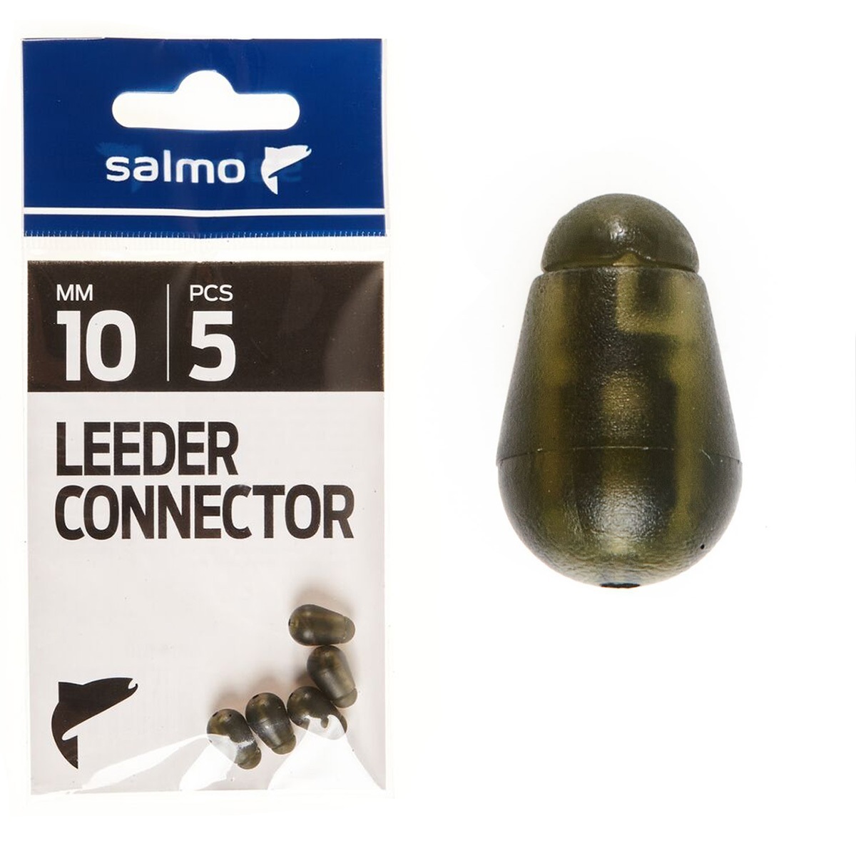 Фидерный коннектор для поводка 10 мм Salmo (Салмо) - Quick Change Bead, 5 шт