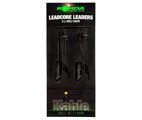 Набор готовых лидкоров для оснасток Вертолет Зеленый 100 см Korda (Корда) - Heli Safe Leadcore Leader Weed 50 lb / 22.6 кг, 2 шт