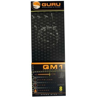 Готовые поводки с быстросъемными стопорами 10 см Guru (Гуру) - QM1 Speed Stop Ready Rigs 2.9 кг / 6 lb, Размер 14, 8 шт