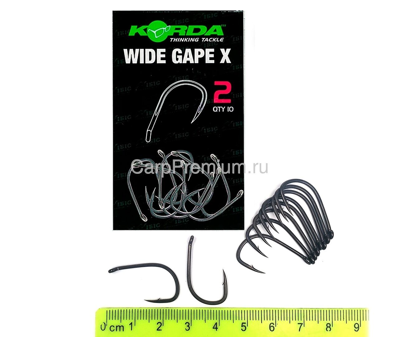 Карповые крючки Korda (Корда) - Wide Gape X, Размер 2, 10 шт