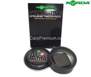 Мягкий свинец Коричневый Korda (Корда) - Dark Matter Extra Heavy Tungsten Putty Gravel Brown, 1 шт