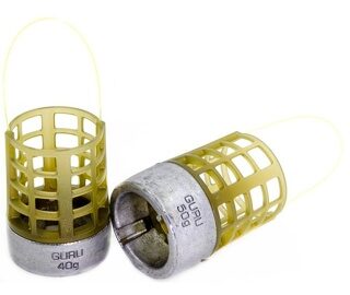 Кормушка фидерная колодец 40 г + 50 г Средняя Guru (Гуру) - X-Change Distance Feeder Cage Medium, 2 шт