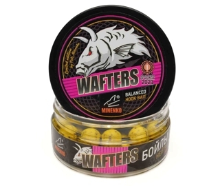 Бойлы нейтральной плавучести 12 мм Сладкая Кукуруза Minenko (Миненко) - Wafters Pro Fluo Sweet Corn, 70 г