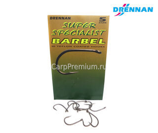 Крючки Drennan (Дреннан) - Super Specialist Barbel Hooks, Размер 5, 10 шт