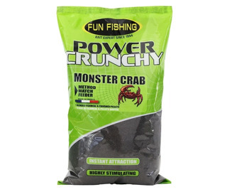 Прикормка сыпучая Монстр Краб Fun Fishing (Фан Фишинг) - Amorce Power Crunchy Monster Crab, 2 кг