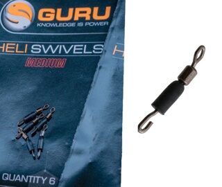 Вертлюг для вертолетного монтажа Средний Guru (Гуру) - Heli Swivel Medium, 6 шт