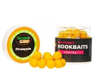 Бойлы насадочные тонущие 14 мм Ананас Texnokarp (ТехноКарп) - HookBaits Pineapple, 75 г