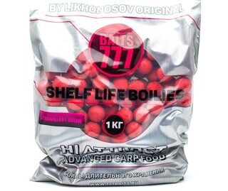 Тонущие бойлы 10 мм Клубничная Мечта 777 Baits (Лихоносовы) - Likhonosov Original Shelf Life Boilies Strawberry Dream, 1 кг