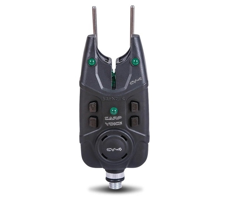 Электронный сигнализатор поклевки Зеленый Saenger - CARP VOICE 4 V.T.S. Green