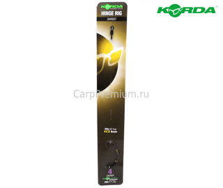 Готовый поводок Korda (Корда) - Hinge Rig Choddy MT IQ2 20lb, Размер 4, 1 шт