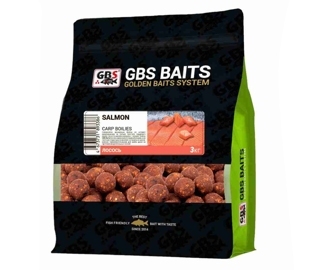 Бойлы тонущие 20 мм Лосось GBS - Baits Salmon, 3 кг