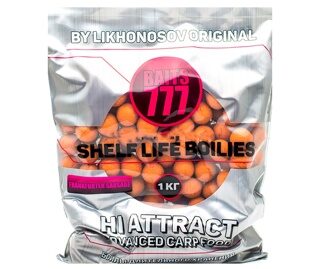 Тонущие бойлы 14 мм Колбаски 777 Baits (Лихоносовы) - Likhonosov Original Shelf Life Boilies Francfurter Sausage, 1 кг