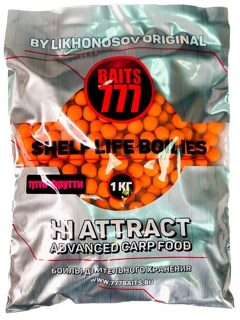 Тонущие бойлы 10 мм Тутти-Фрутти 777 Baits (Лихоносовы) - Likhonosov Original Shelf Life Boilies Tutti-Frutti, 1 кг