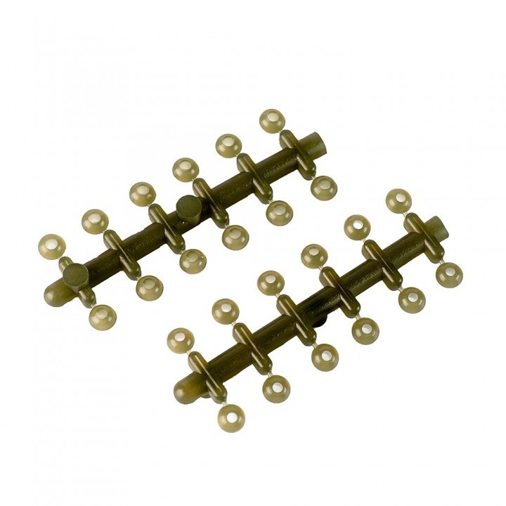 Бусина отбойник 5 мм Зелёная ECarp - Rubber Beads Green, 24 шт