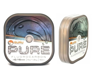 Флюорокарбон 0.16 мм Guru (Гуру) - Pure Fluorocarbon 1.8 кг / 4 lb, 50 м