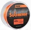 Плетеная леска тонущая 0.20 мм Оранжевая Fox (Фокс) - Submerge High Visual Sinking Braid Orange 18.1 кг / 40 lb, 600 м