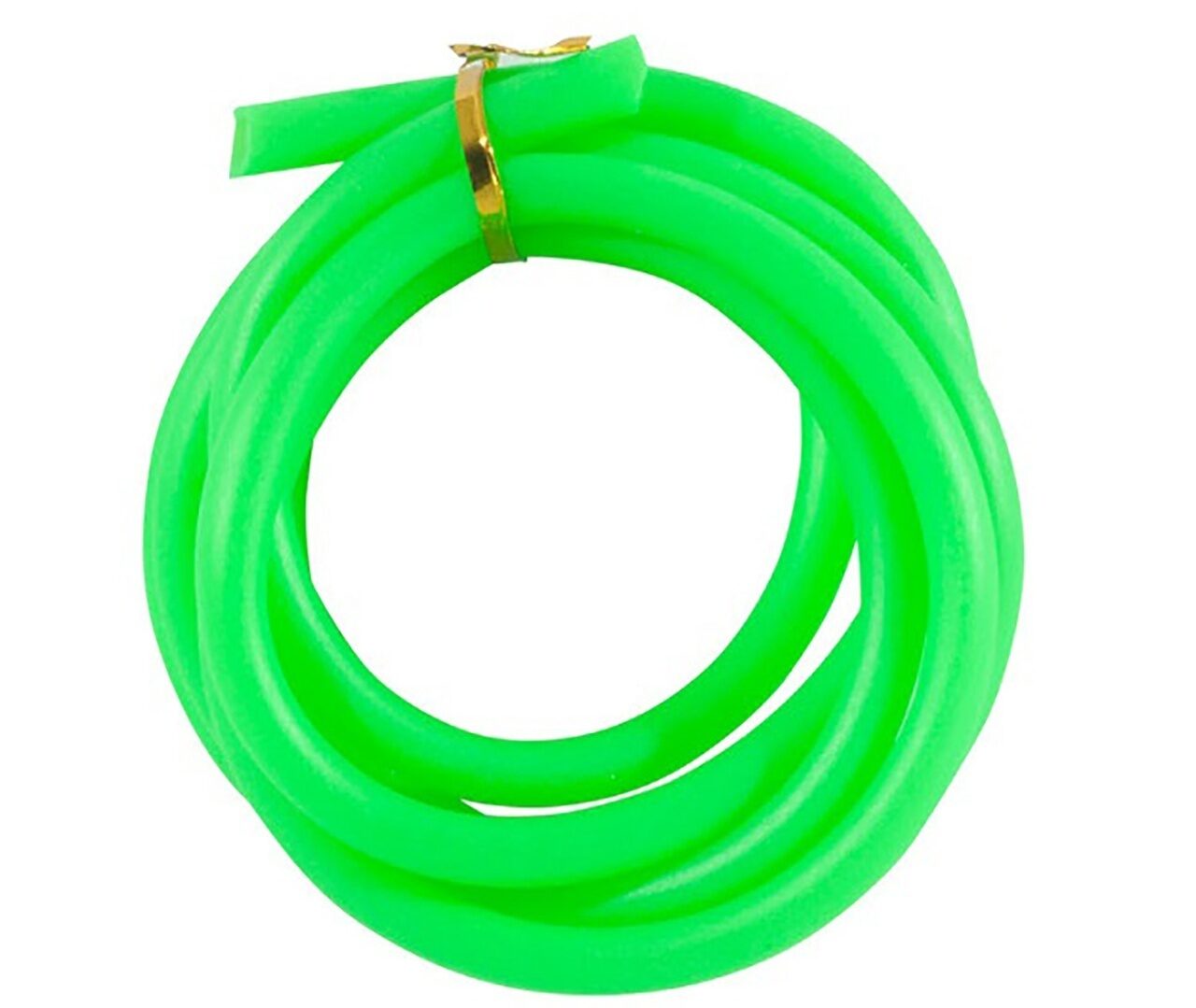 Трубка для изготовления поводков мягкая Зеленая Aquantic (Аквантик) - Soft Tube Green Fluo, 1 м