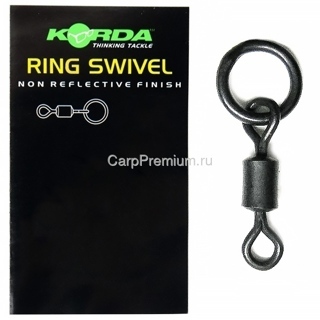 Вертлюг с кольцом Korda (Корда) - Flexi Ring Swivels, Размер 8, 8 шт